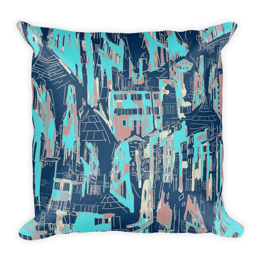 Italy Fabric Square Pillow