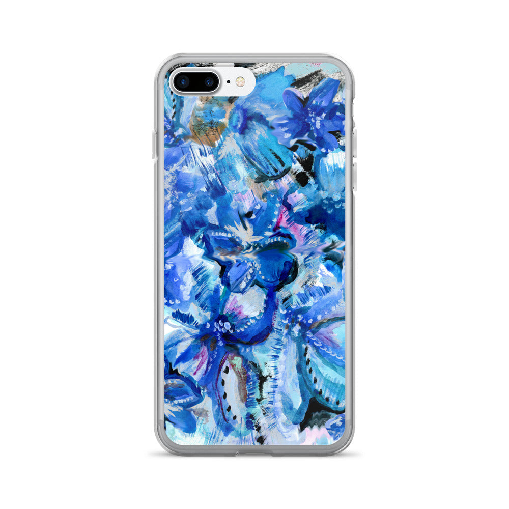 Blue Floral 34 Phone Case