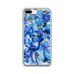Blue Floral 34 Phone Case